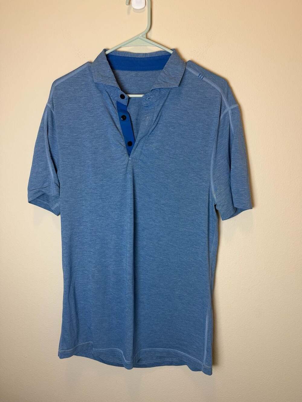 Lululemon Evolution Polo Shirt Blue